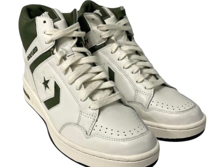 UNDEFEATED CONVERSE Hi-Sneakers US 12 Leather WHT A08657C GREEN Discount