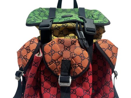 GUCCI Backpack Monogram MLT MULTICOLOR CANVAS on Sale