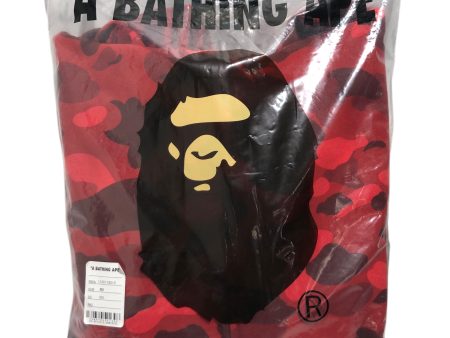 A BATHING APE Zip Up Hoodie All Over Print Cotton RED Oversize Shark Hoodie Online Hot Sale