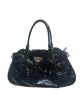 Salvatore Ferragamo Hand Bag Leather BLK Patent Smooth Online