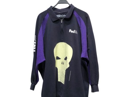 ASSPIZZA Sweatshirt Cotton BLK  Babbitt Fed ex skull logo Discount