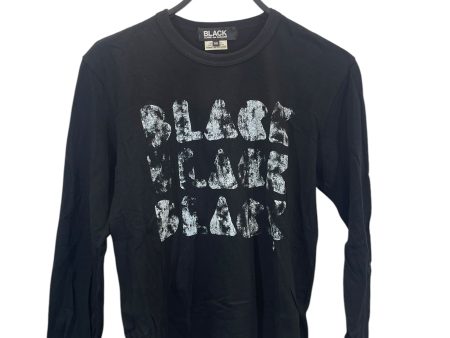 BLACK COMME des GARCONS LS T-Shirt M Cotton BLK Graphic BLACK 3 TIMES on Sale