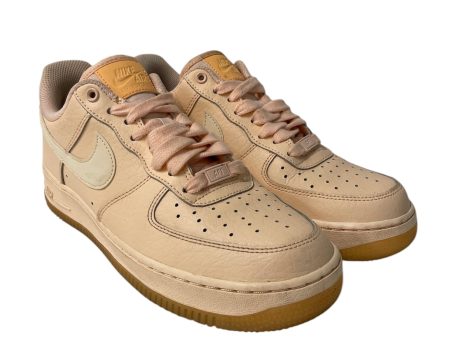 NIKE Low-Sneakers US 9 Leather PNK A0-2132 Supply