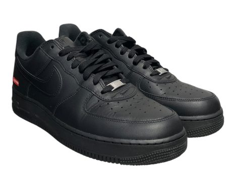 NIKE Supreme Low-Sneakers US 10.5 Leather BLK Supreme Air Force 1 Online Sale