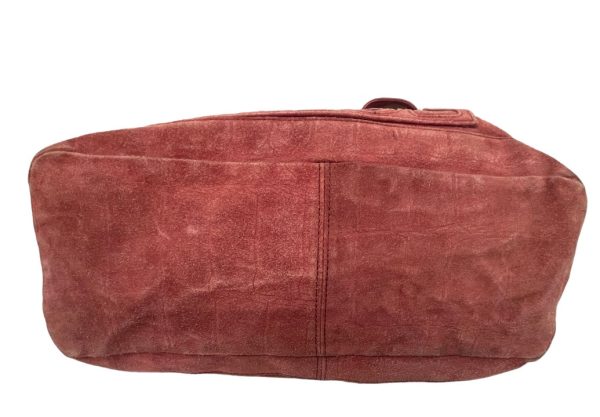 SEE BY CHLOE Hand Bag Suede RED BRANDING ON FRONT Online now