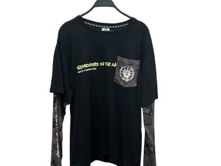 AAPE BY A BATHING APE LS T-Shirt M Cotton BLK AAPE UNIVERSE Discount