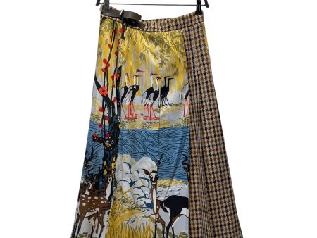 MAXMARA WEEKEND Long Skirt 2 All Over Print Wool MLT  Online Hot Sale