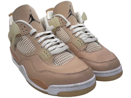 Air Jordan Hi-Sneakers US 12 BEG Retro 4 shimmer For Sale