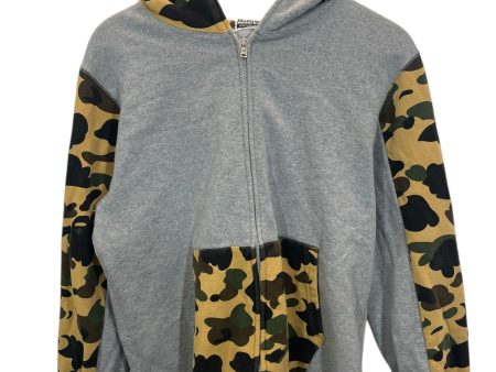 A BATHING APE Zip Up Hoodie L Camouflage Cotton SLV 001ZPH701005M Online now