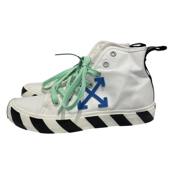 OFF-WHITE Hi-Sneakers EU 42 WHT Vulcanized mid top Fashion