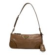 PRADA Hand Bag Leather BEG 2002 Re Edition 31A3 Fashion