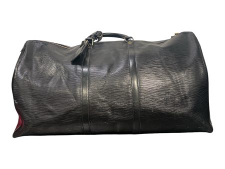 LOUIS VUITTON Bag Leather BLK Epi Leather Duffle Bag Online now