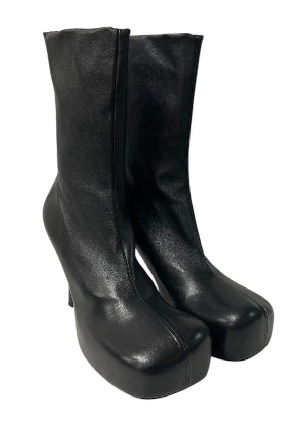 BOTTEGA VENETA Boots EU 39.5 Polyester BLK STAR ON BOTTOM Online now