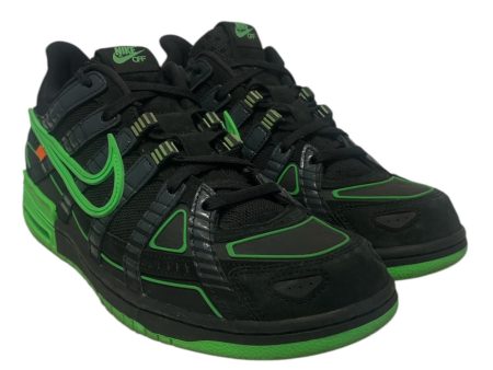 NIKE OFF-WHITE Low-Sneakers US 10.5 Cotton BLK AIR RUBBER DUNK GREEN STRIKE Online