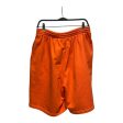 BALENCIAGA Shorts S Cotton ORN BRIGHT ORANGE COTTON SHORTS Cheap