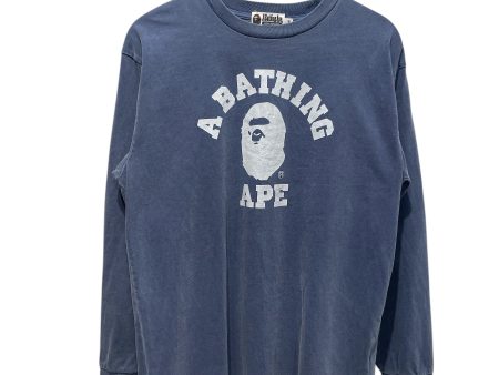 BAPE LS T-Shirt M Cotton IDG  on Sale