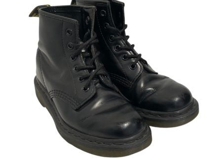 Dr.Martens Lace Up Boots Black Leather  Online