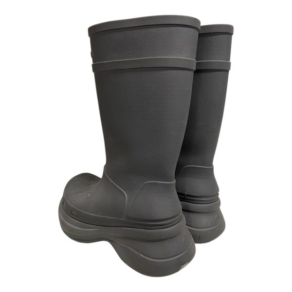 BALENCIAGA crocs Rain Boots US 11 GRY  For Sale