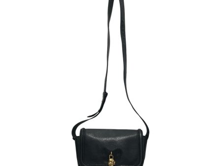 Alexander McQueen Cross Body Bag Leather BLK Skull Lock Xbody Hot on Sale