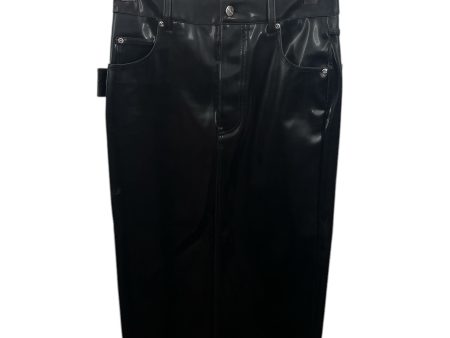 MARC JACOBS Skirt 2 BLK reflective midi skirt For Discount