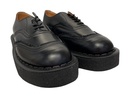 COMME des GARCONS HOMME PLUS Dress Shoes US 8 Black Leather  on Sale