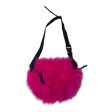 VETEMENTS Cross Body Bag Cotton PNK pink fur pouch Online Hot Sale