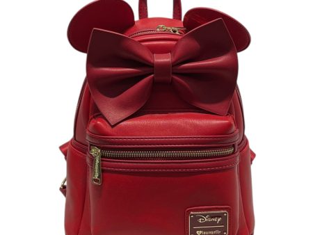 LoungeFly Backpack OS Leather BRD LOUNGEFLY DISNEY MINNIE RIBBON Discount