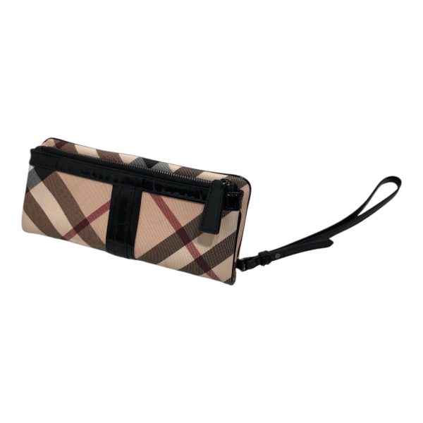 BURBERRY LONDON Bifold Wallet OS Plaid BEG  Online now