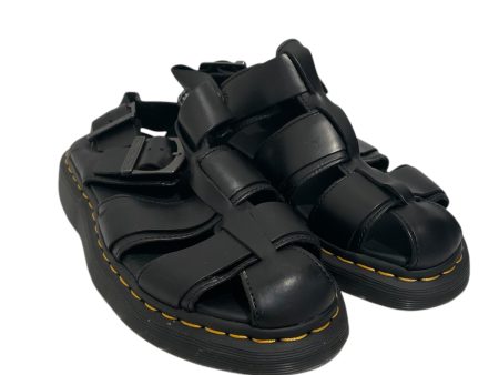 Dr.Martens Sandals US 7 Black Leather 24629001 Discount