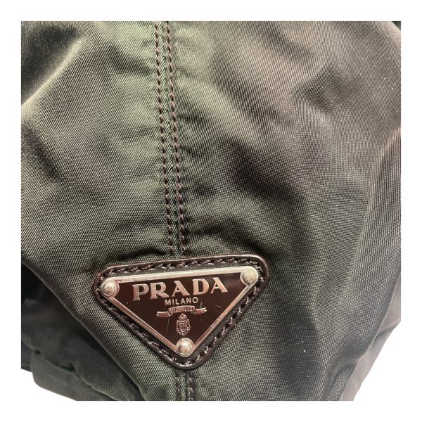 PRADA Bag FREE Nylon GRN Nylon Hot on Sale