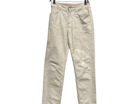 GIVENCHY Skinny Pants 30 Cotton WHT PAINT JEANS Hot on Sale