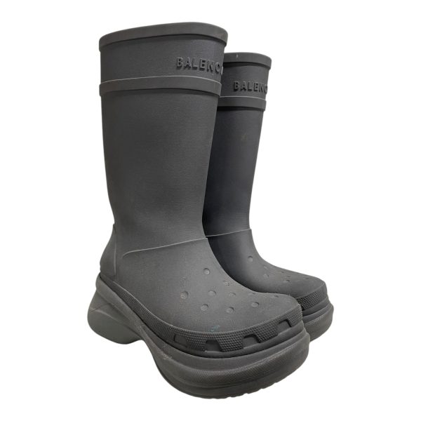 BALENCIAGA crocs Rain Boots US 11 GRY  For Sale