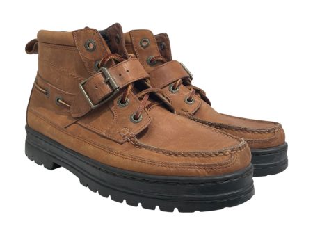 POLO SPORT Chukka Boots US 9.5 Leather BRW  For Cheap