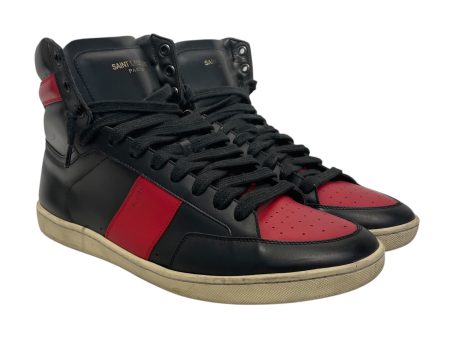 SAINT LAURENT Hi-Sneakers EU 43 Leather BLK  Sale