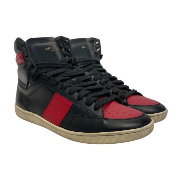 SAINT LAURENT Hi-Sneakers EU 43 Leather BLK  Sale