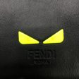 FENDI Pouch Leather BLK Fendi Monsters Carrabiner Online Hot Sale