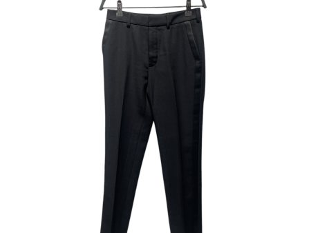 SAINT LAURENT Skinny Pants Wool BLK  on Sale