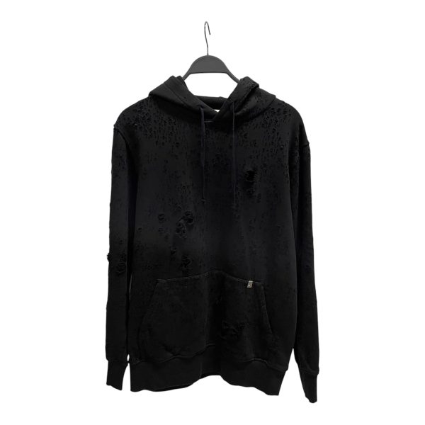 1017 ALYX 9SM(ALYX) Hoodie L Cotton BLK DISTRESSING Online Hot Sale