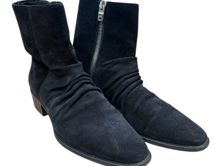 AMIRI Chelsea Boots EU 42.5 Suede BLK STACK BOOTS Discount