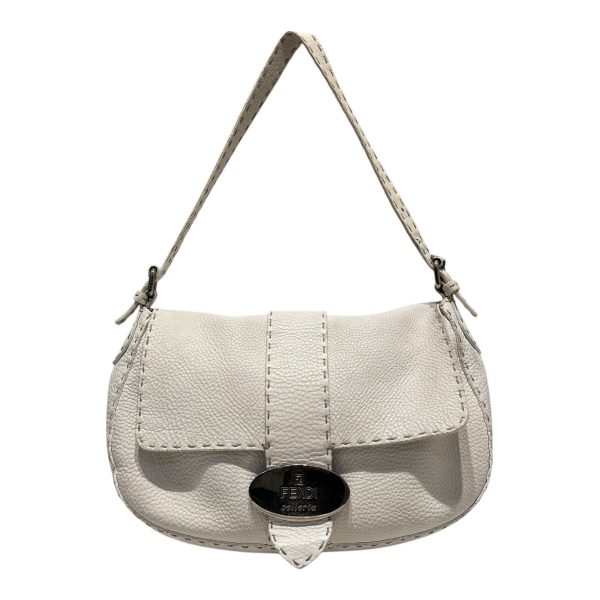 FENDI Bag Leather WHT SELLERIA SHOULDER BAG Supply