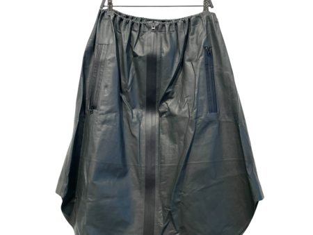 BOTTEGA VENETA Skirt 46 Leather GRY Midi Length  Online