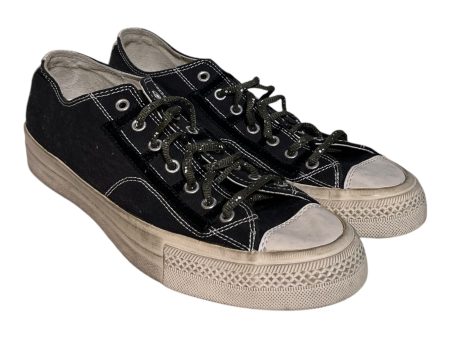 visvim Low-Sneakers US 9 Cotton BLK  For Discount