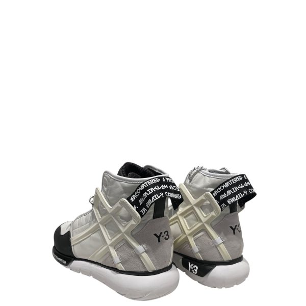 adidasxYohji Yamamoto(Y-3) Hi-Sneakers US 11.5 Leather WHT qasa basketball Supply