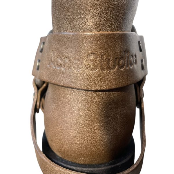 Acne Studios Biker Boots EU 38 Leather BRW  Online Hot Sale