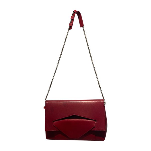 Oscar de laRenta Bag Leather RED  Online now