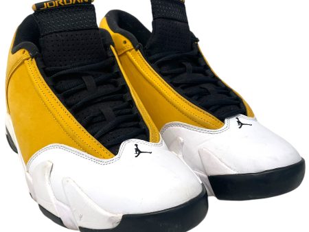 NIKE Low-Sneakers US 9.5 Cotton YEL Air Jordan 14 RETRO Online Hot Sale