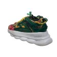 VERSACE Low-Sneakers US 7 All Over Print GRN  For Sale