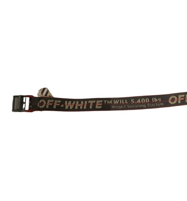 OFF-WHITE Belt O S All Over Print Cotton GRY  Online now