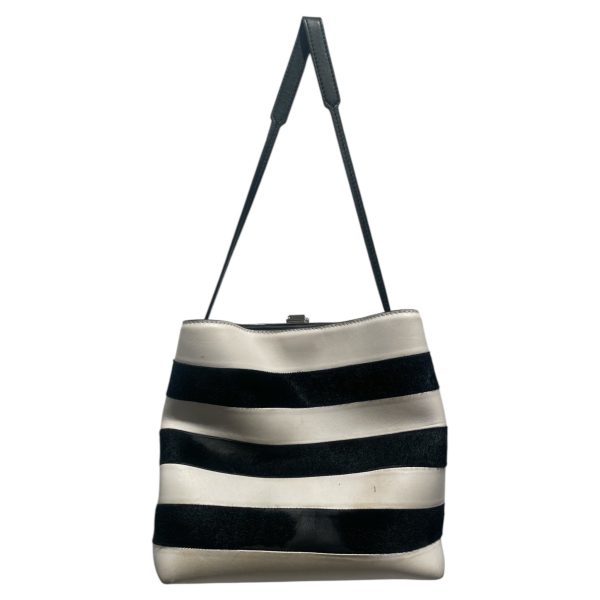 PROENZA SCHOULER Bag Stripe Leather WHT Proenza schouler stripe bag For Sale