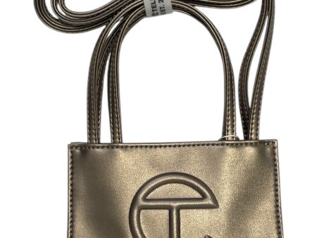 Telfar Cross Body Bag Leather GLD  Hot on Sale